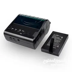  4 طابعة فواتير بلوتوث محمولة Mini Bluetooth printer 80mm