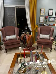  1 طقم اثاث للبيع بسعر وحاله جيده