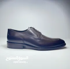  4 أحذية رسمية جلد طبيعي 100% ماركة Lucci Verrosi