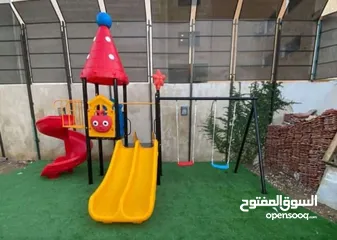 29 العاب خارجية مستورد سحاسيل ومراجيح للحضانات ورياض الأطفال والمدارس والمزارع والشاليهات والحدائق