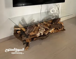  2 Tv table unique wood