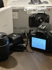  5 Camera Canon EOS 2000D. كاميرا كانون بروفشنال