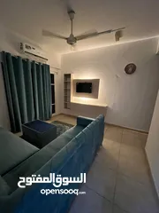  5 Super deluxe furnished apartment, one bedroom, hall, bathroom, kitchen and balcony, furnished in Al