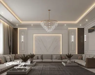  12 ديكورات داخلية وخارجية بالتصميم العصريّة شبورة بديل حجر بديل خشب بديل رخام جبس شاشة الجبيل