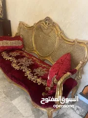  6 انتريه ارمني love seat وثريا للبيع