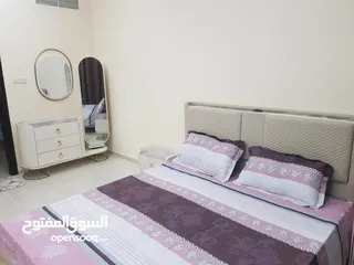  10 ,(منصور)غرفة وصالة مفروش للايجار الشهري