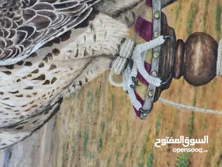  3 رسمه قديمه زيتيه لفنانه ايرانيه