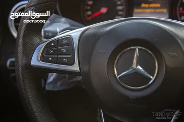  27 Mercedes Glc250 2017 Amg kit Gazoline   اللون :  فيراني من الداخل اسود  السيارة وارد الوكالة