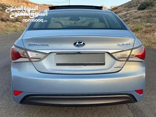  4 هيونداي سوناتا 2015 وارد الوكالة مالك واحد بحال الشركة أعلى صنف ممشى قليل 7 جيد