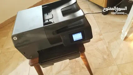  1 طابعة اسود مع سكانر وفاكس وحبر ويرلس لاسلكي 120 شيقل فقط