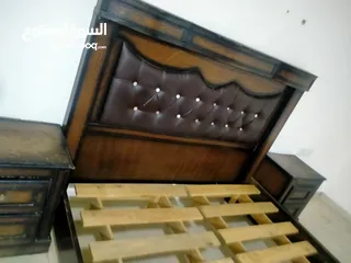  3 غرفة نوم خشب لا تيه بدون تواليت خزانة طابقين سحاب مع تخت و2 كومدينة