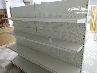  2 رفوف  محل سوبر ماركة ابواب