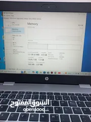  4 لابتوب hp  المعالج amd ryzen 3pro . الهارد 256. ssd الرام 8