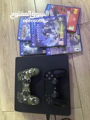  3 PlayStation 4 with 2 controllers and 5 games