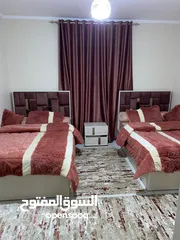  3 شقه مفروشه فرش فندقي للايجار في مدينة نصر
