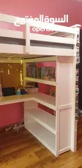  5 Kids Loft Bed with Large Study Desk