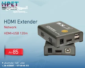  1 HDMI Extender Network HDMI+USB 120m