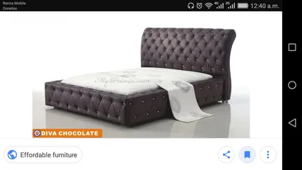  19 Bed furniture sofa curtains