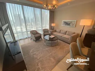  9 For luxurious annual rent, we offer you a very special 1-bed apartment with a full view of Burj Khal