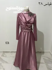  6 فساتين سهرة للبيع لبسة وحدة