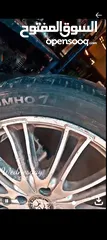  2 جنط +كوشوك اكثر من نص عمر  للبيع بسعر حرق الجنط نضيف السعر حرق