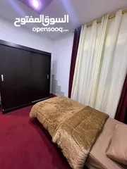  6 شقق مفروشه بالكامل كبيره وصغيره  نظافه مميزه للايجار خلف مركز الحسين للسرطان / الجامعه الاردنيه