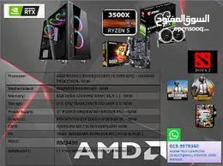  4 Gaming PC Ryzen TM 5 3500X  16 GB RAM, 512 GB SSD 1TB HHD , NVIDIA GeForce 1650 SUPER 4GB, Windows11