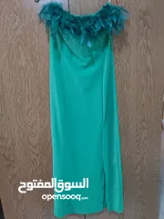  1 Long Green Dress for weddings