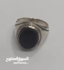  9 خواتم فضه 929 احجار كريمه و أوزان اغلبها خواتم ايرانيه ثقيله..
