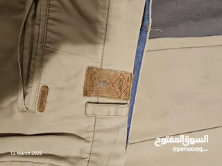  2 بنطلون كتان بولو استعمال خفيف xl بلبس 36
