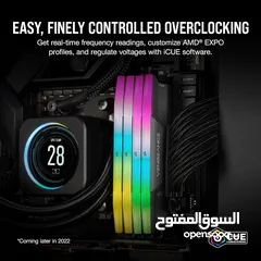 4 CORSAIR VENGEANCE RGB DDR5 32GB (2x16GB) DDR5 6000MHz