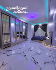  9 شقة مفروشة VIP فاخرة 4 غرف اول ساكن صنعاء حده المدينة ب700 $ دولار فقط