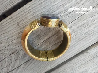  2 سواره نسائي. نحاس وحجر عقيق
