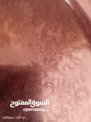  6 صينيه نحاس وست كاسات وداله