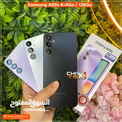  1 مستعمل ايام Samsung A05s رام 8 جيجا 64 و 128 أغراضة والكرتونه الأصلية شغال كفاله الشركة متوفر توصيل