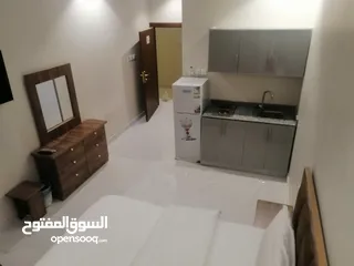  4 للايجار الشهري شقة غرفة مع مطبخ مفروشة حي الخليج الرياض