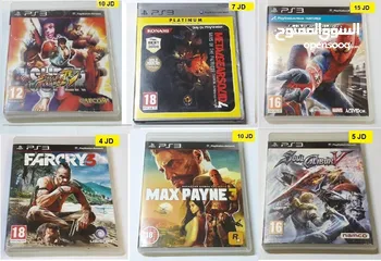  5 سيديات بلايستيشن 3 للبيع PS3 Games