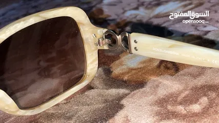  4 نظارة دولتشي آند غابانا اصلية جديدة صناعة ايطالية