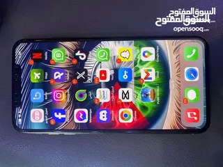  1 آيفون  XS MAX ما دخل صيانه على الفحص ‏GB256