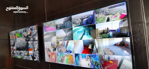  8 كاميرات المراقبه Dahua Hikvision كفاله مدى عام