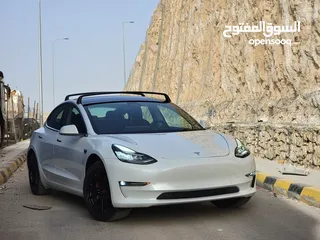  21 TESLA MODEL 3 2019 MID RANGE  تيسلا موديل ثري ميد رينج مميزه بحالة ممتازه