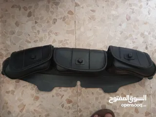  2 شنانتي اماميه وشنطه تنك ولاصق عاكس للعجل الأمامي