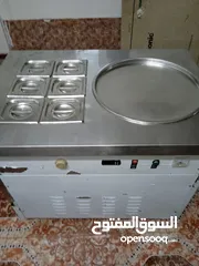  3 مكينة صنع ايس كريم رولIce cream roll