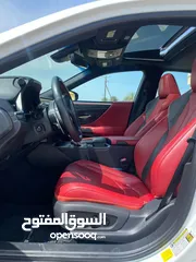  9 لكزس ES 350 F sports 2019 فول اوبشن حادثه بسيط جدا من الداخل احمر وكاله