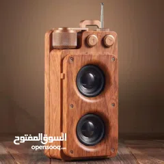  7 سبيكر راديو انتيك منظر جميل وصوت نقي جداً