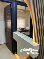  2 ستديو فاخر جدا مفروش للايجار الدوار السابع خلف السي تاون