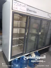  10 ثلاجه اربع ابواب خدمه ذاتيه للبيع بسعر حرق على الفحص الكامل شغاله 100% تواصل مع صاحب الثلاجه مباشره