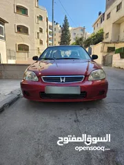  4 هوندا سيفيك موديل 1999 يد أولى وقطع اصليه لم تتعرض لأي حوادث نظيفه موتور 1600 جير