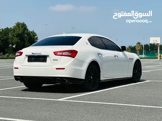  3 ‏Maserati Ghibli V6 2015 Gcc TOP CONDITION