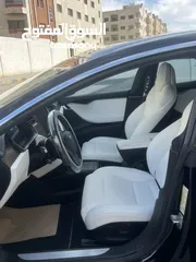  6 تيسلا s 2019 75D 4x4 دفع رباعي اسود داخلي ابيض مميزة وبسعر مغريي جداً